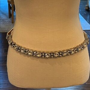 Chico's Gold and Silver Embellished Belt